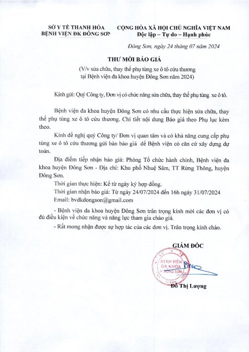 Thư mời báo giá sửa chữa, thay thế phụ tùng xe ô tô cứu thương_0001_page-0001.jpg